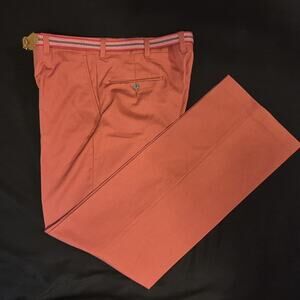 Vintage 1970s 33x32 Mens MC Chinos Terracotta Red